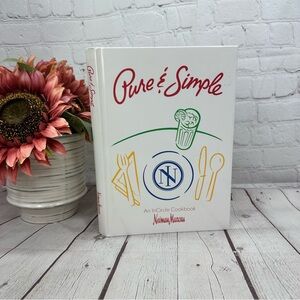 1991 Vintage PURE & SIMPLE cook book neiman marcus first edition hard cover
